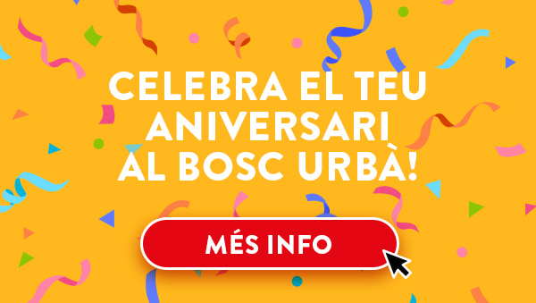 celebra aniversari al bosc urbà barcelona