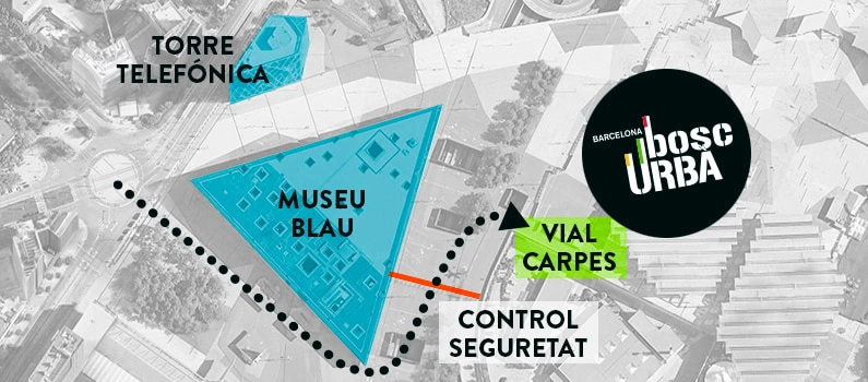 mapa barcelona bosc urba